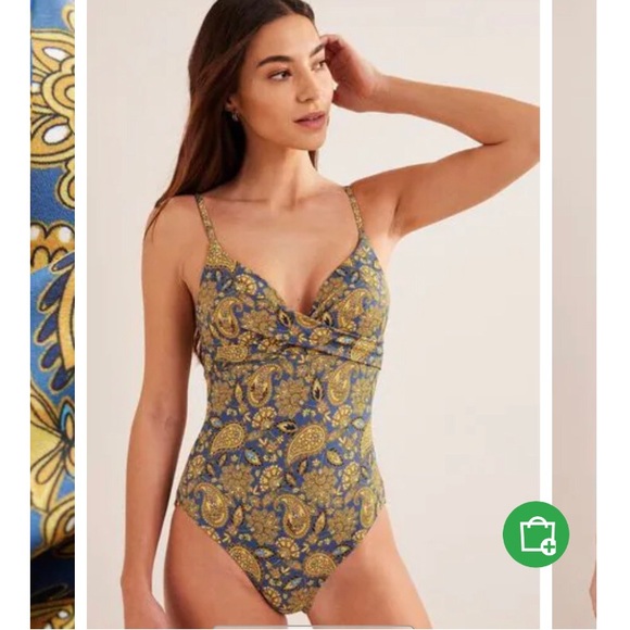 Boden Capri Cup-size Swimsuit In Harvest Gold NWT Size 34A & 32B available